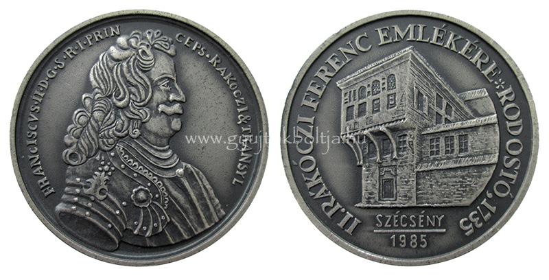 M�E Bogn�r Gy�rgy: II. R�k�czi Ferenc eml�k�re Rodost� 1735-1985 Sz�cs�ny